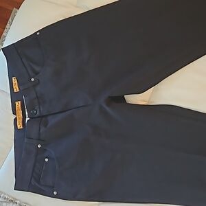 Enzo Tavare mens stretch 100% cotton,Navy blue pants. Size 34x30